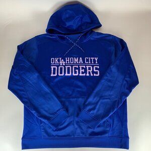 Oklahoma City Dodgers MiLB Blue Evoshield Athletic Pullover Hoodie Mens XL